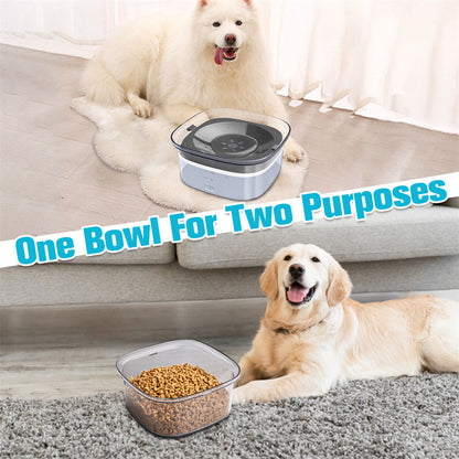 Spill-proof bowl for water or food