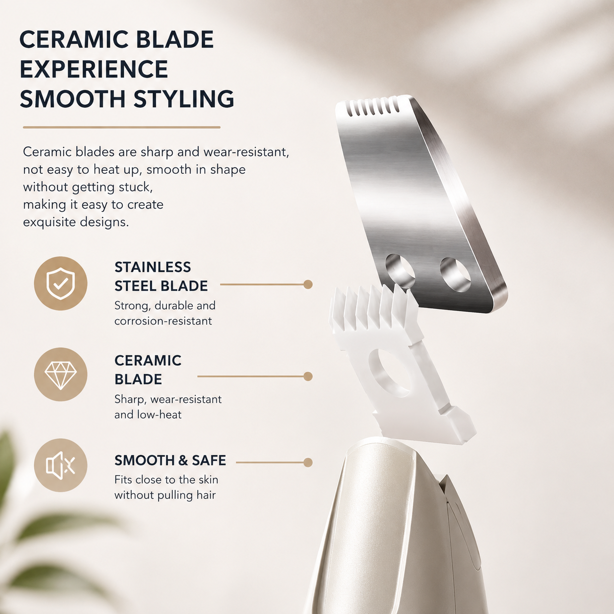 Quiet LED Paw Trimmer for Dogs & Cats – Rechargeable Grooming Clipper